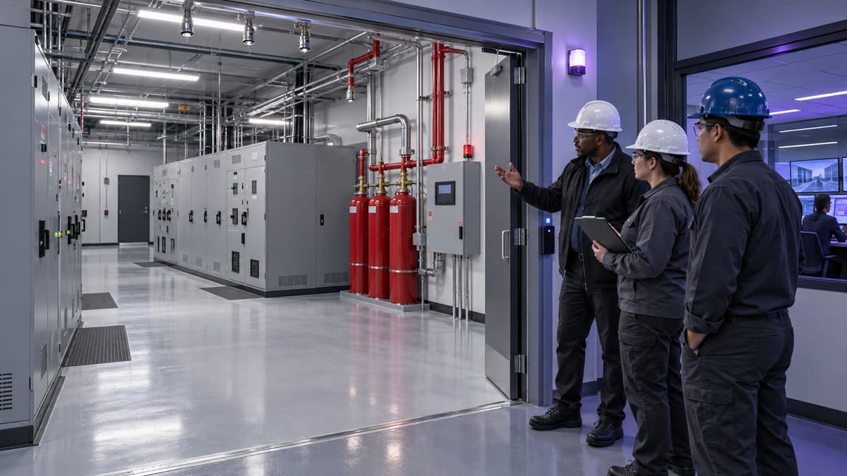 Clean-Agent Fire Suppression Release Procedures: What Data Center Teams Should Practice Before an Alarm